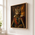 Custom Royal Pet Portrait Canvas