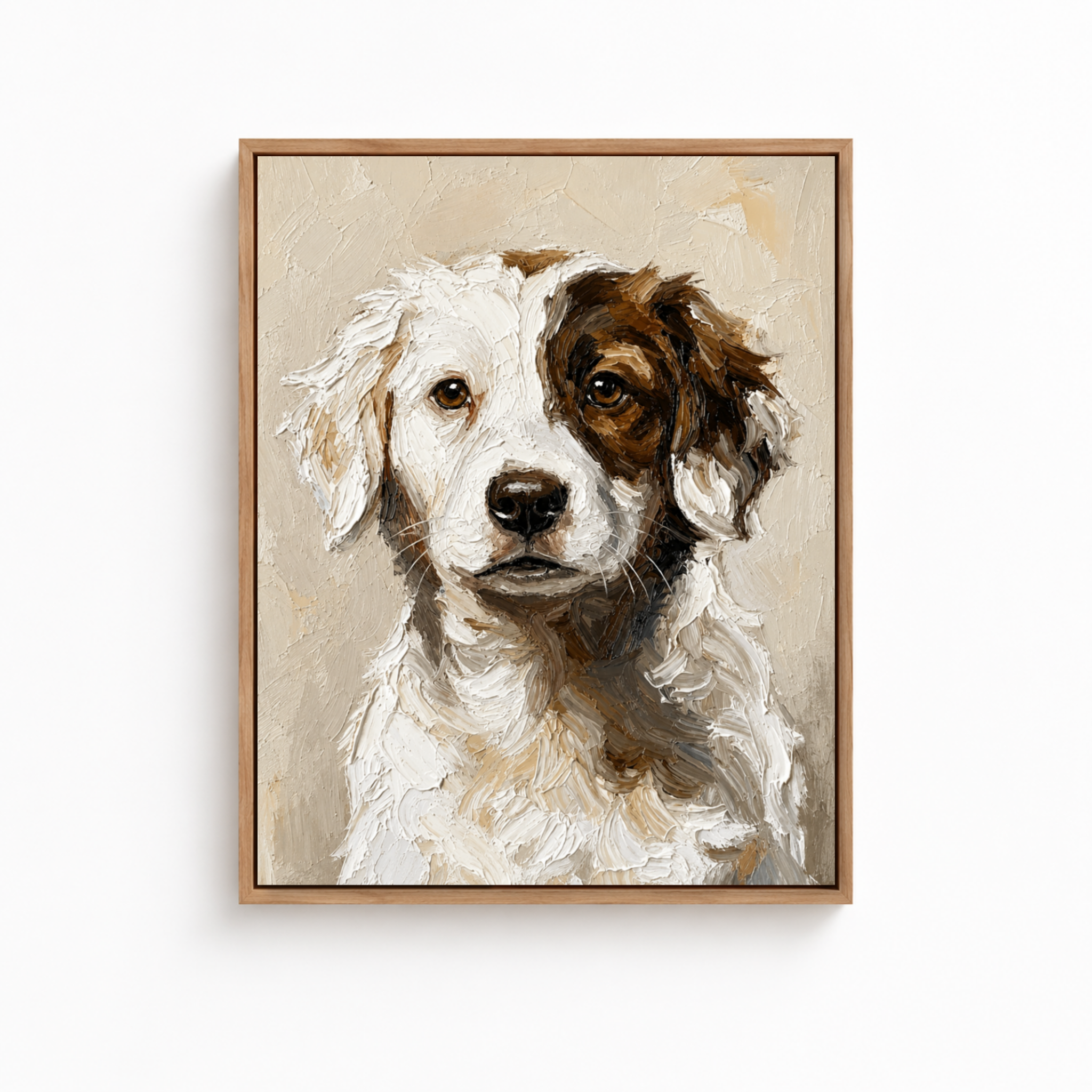 Custom Oil Painting Pet Portrait Canvas Aura Canvas