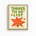 Today’s To Do List Dilly Dally Canvas Wall Art Aura Canvas