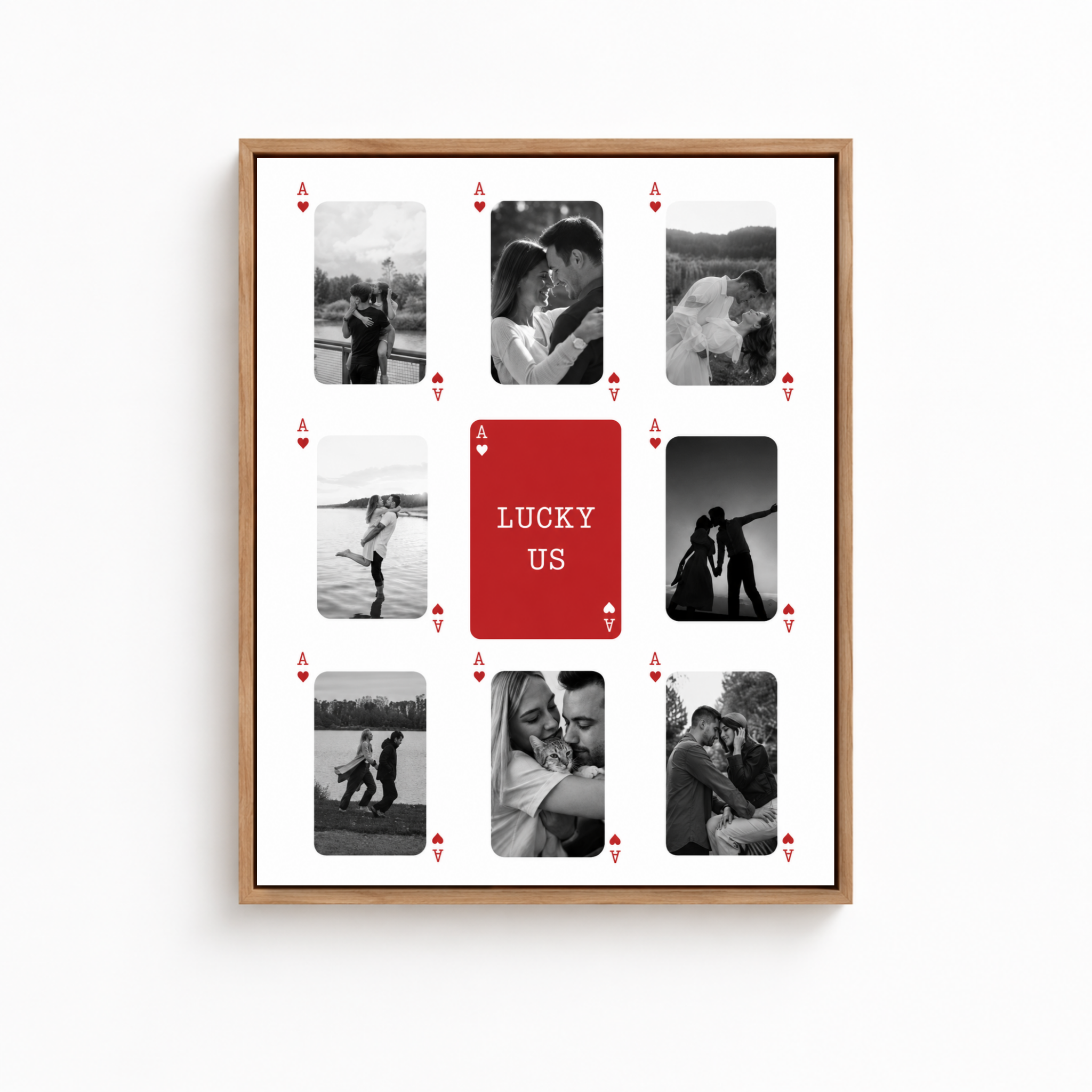 Lucky Us Custom Photo Canvas Aura Canvas