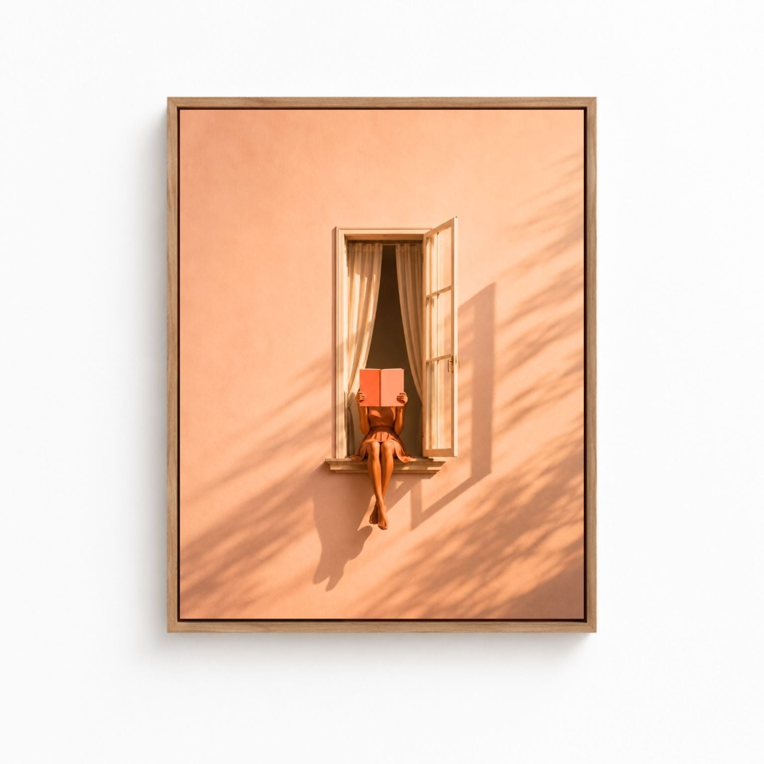 Woman Reading Canvas Wall Art