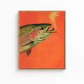 Smoking Trout Canvas Wall Art Aura Canvas