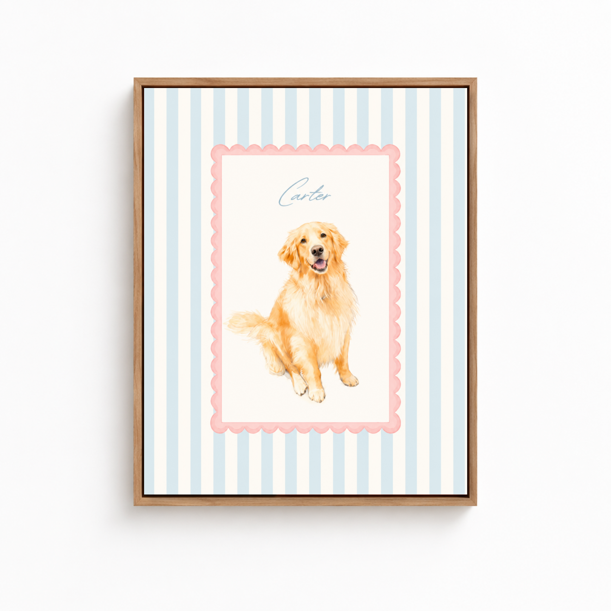 Custom Pet Memorial Canvas (Copy) Aura Canvas