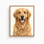 Custom Pet Portrait Canvas Wall Art Aura Canvas