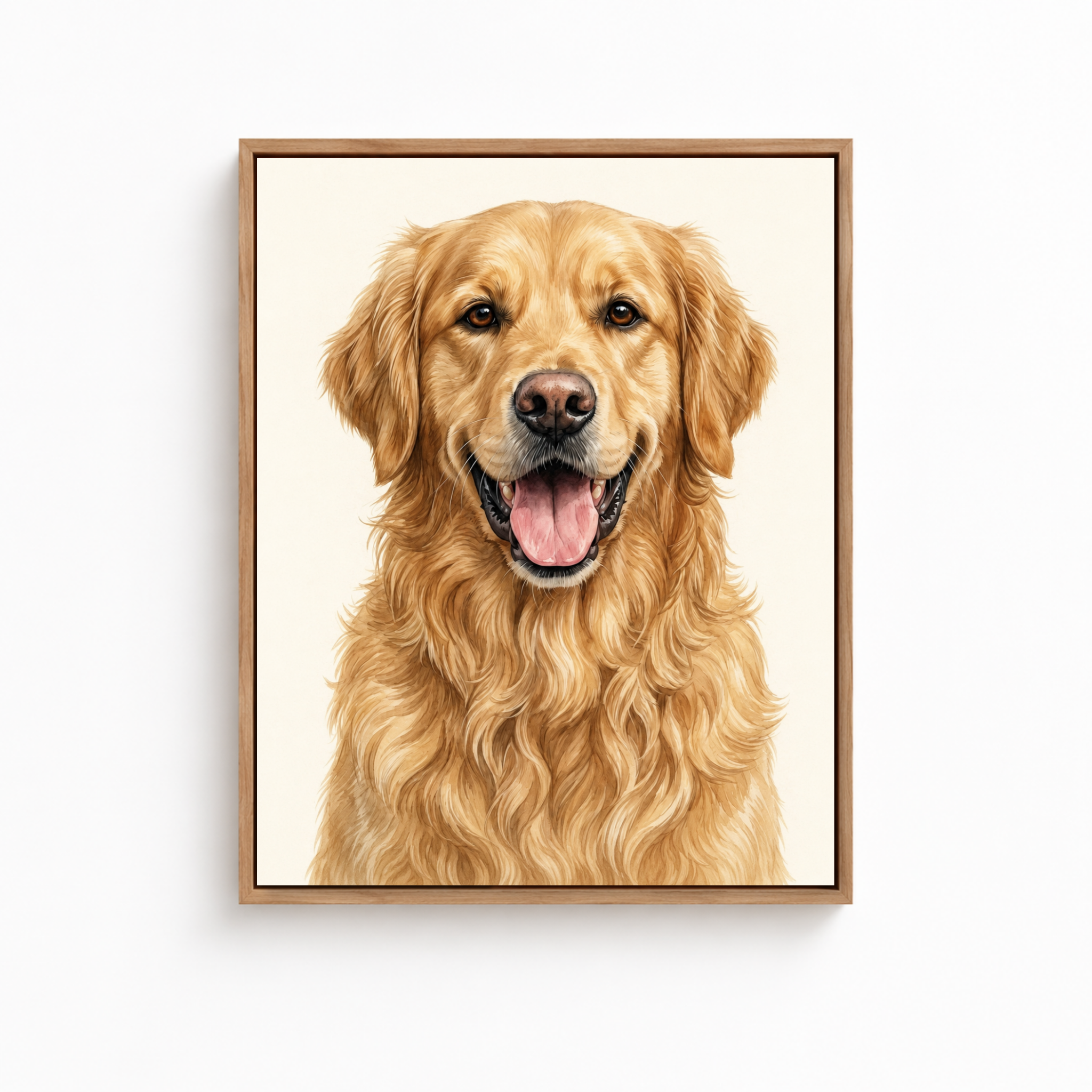Custom Pet Portrait Canvas Wall Art Aura Canvas