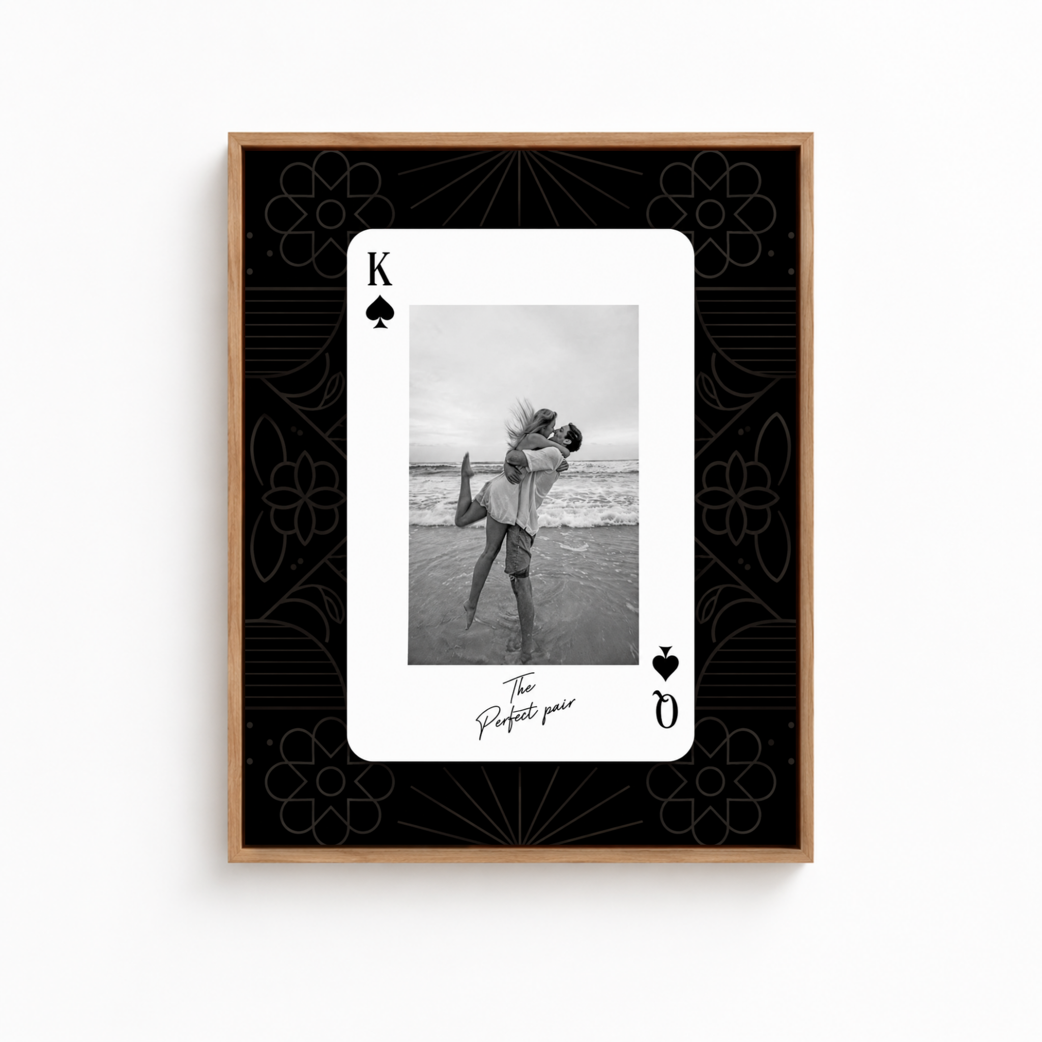 Personalized Playing Card Photo Canvas Aura Canvas