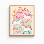 Magic Unicorn Club Canvas Wall Art Aura Canvas