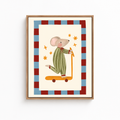 Scooter Mouse Canvas Wall Art Aura Canvas