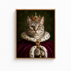 Custom Royal Pet Portrait Canvas Aura Canvas