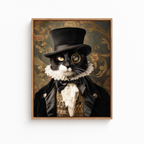 Custom Victorian Pet Portrait Canvas Aura Canvas