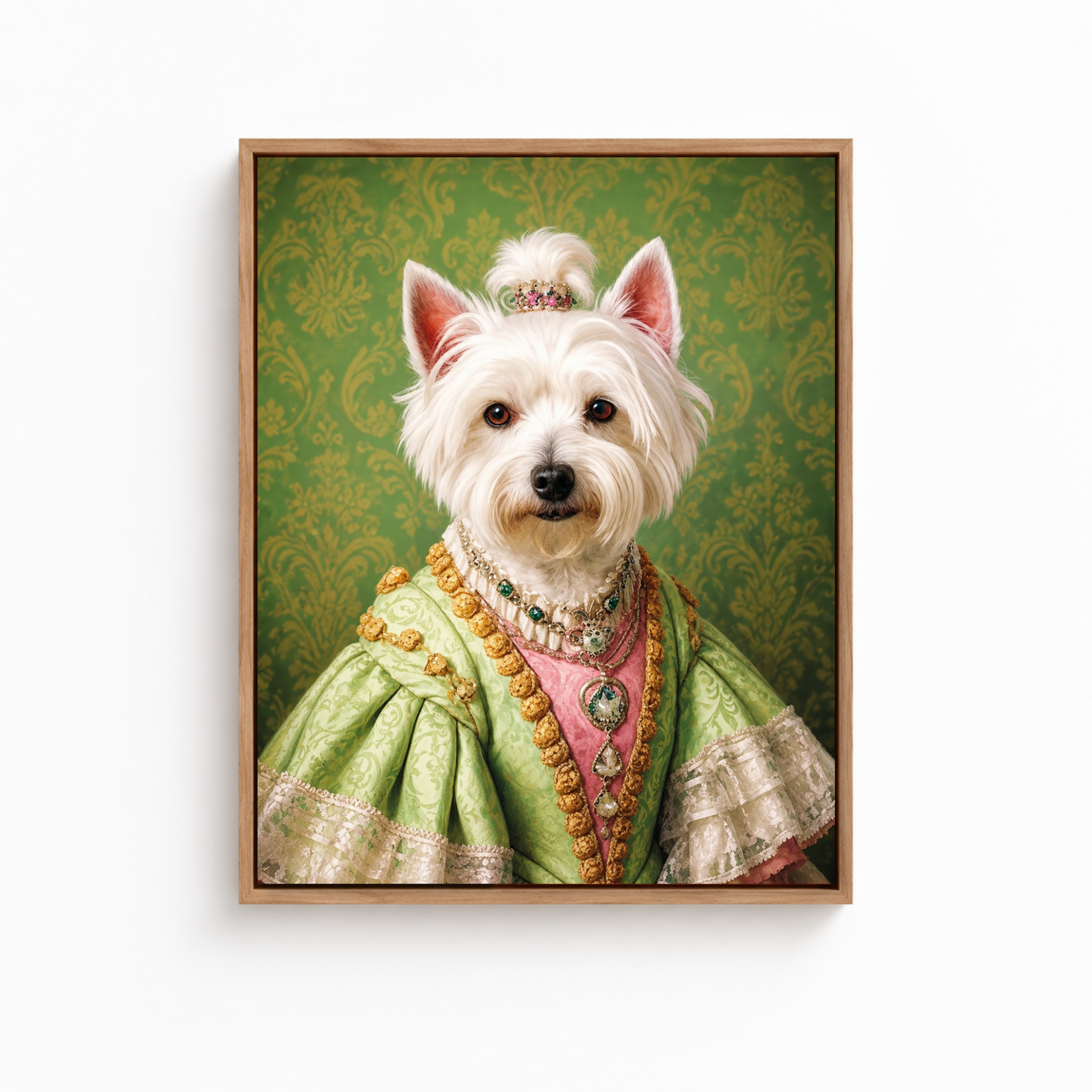 Custom Duchess Pet Portrait Canvas Aura Canvas