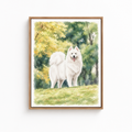 Watercolor Dog Canvas Wall Art Aura Canvas