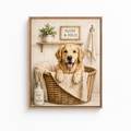 Custom Pet Laundry Room Portrait Canvas Aura Canvas