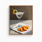 Martini Cocktail Canvas Wall Art Aura Canvas