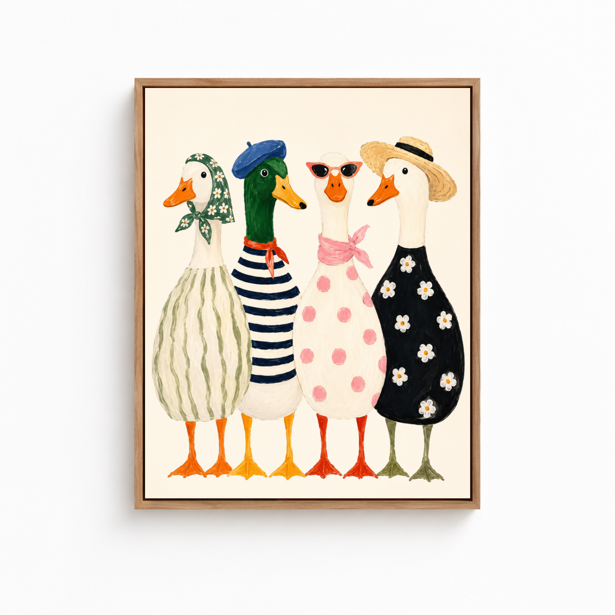 Stylish Geese Canvas Wall Art Aura Canvas