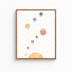 Solar System Canvas Wall Art Aura Canvas