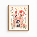 Fairy Tale Castle Canvas Wall Art Aura Canvas