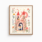 Fairy Tale Castle Canvas Wall Art Aura Canvas