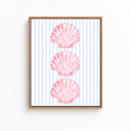 Pink Seashell Canvas Wall Art Aura Canvas