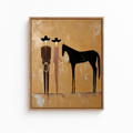 Western Horse Canvas Wall Art Aura Canvas