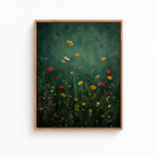 Wildflower Meadow Canvas Wall Art Aura Canvas