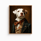 Distinguished Dog Portrait Canvas Aura Canvas