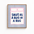 Snug As A Bug Canvas Wall Art Aura Canvas