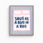 Snug As A Bug Canvas Wall Art Aura Canvas