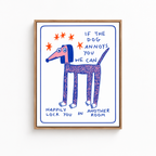 Funny Dog Quote Canvas Wall Art Aura Canvas
