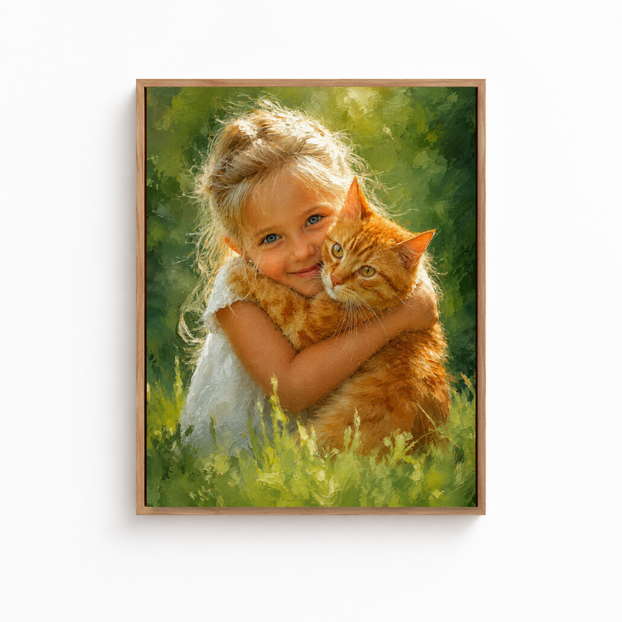 Custom Memory Portrait Canvas Aura Canvas