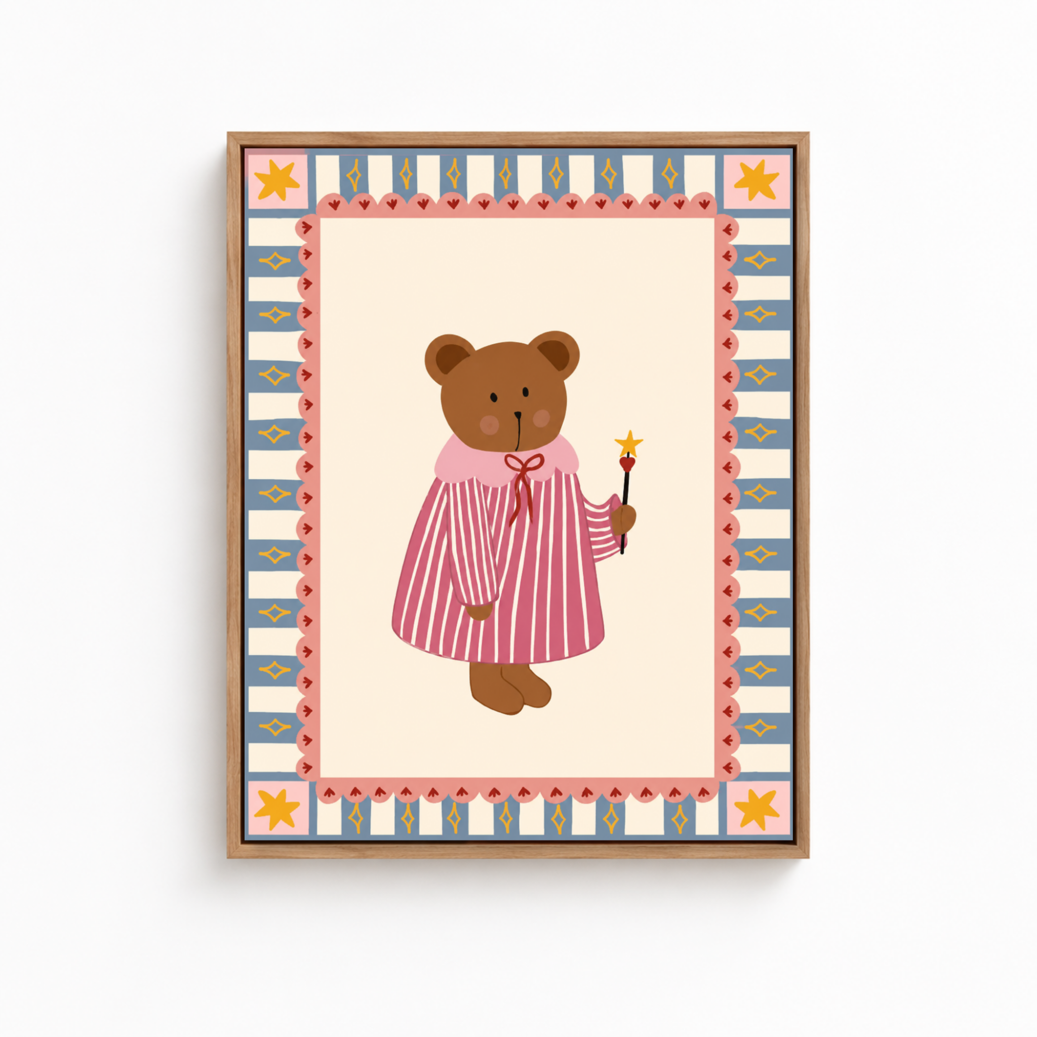 Magic Teddy Bear Canvas Wall Art Aura Canvas