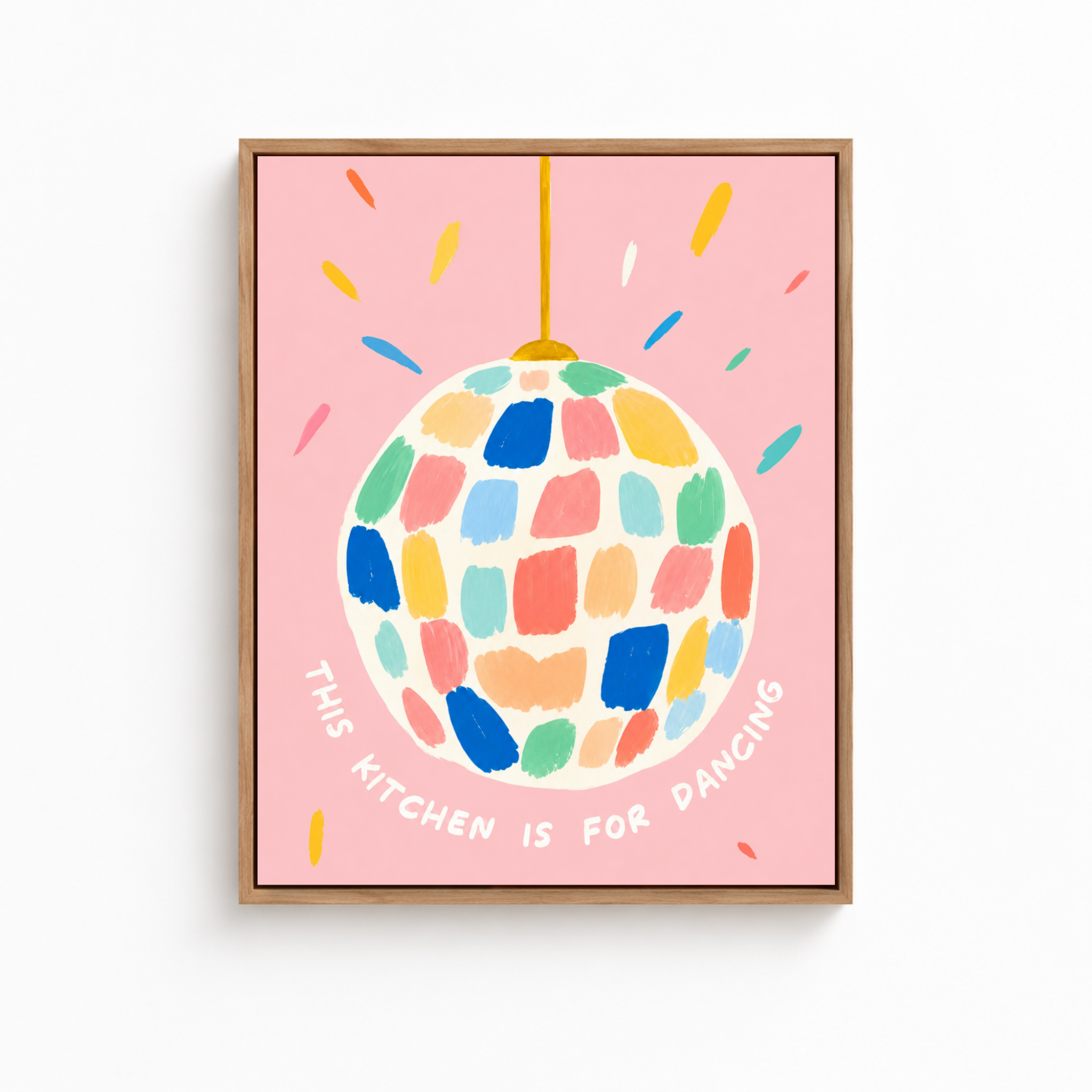 This Kitchen Is For Dancing Canvas Wall Art Aura Canvas