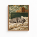 Sleeping Dog Canvas Wall Art Aura Canvas