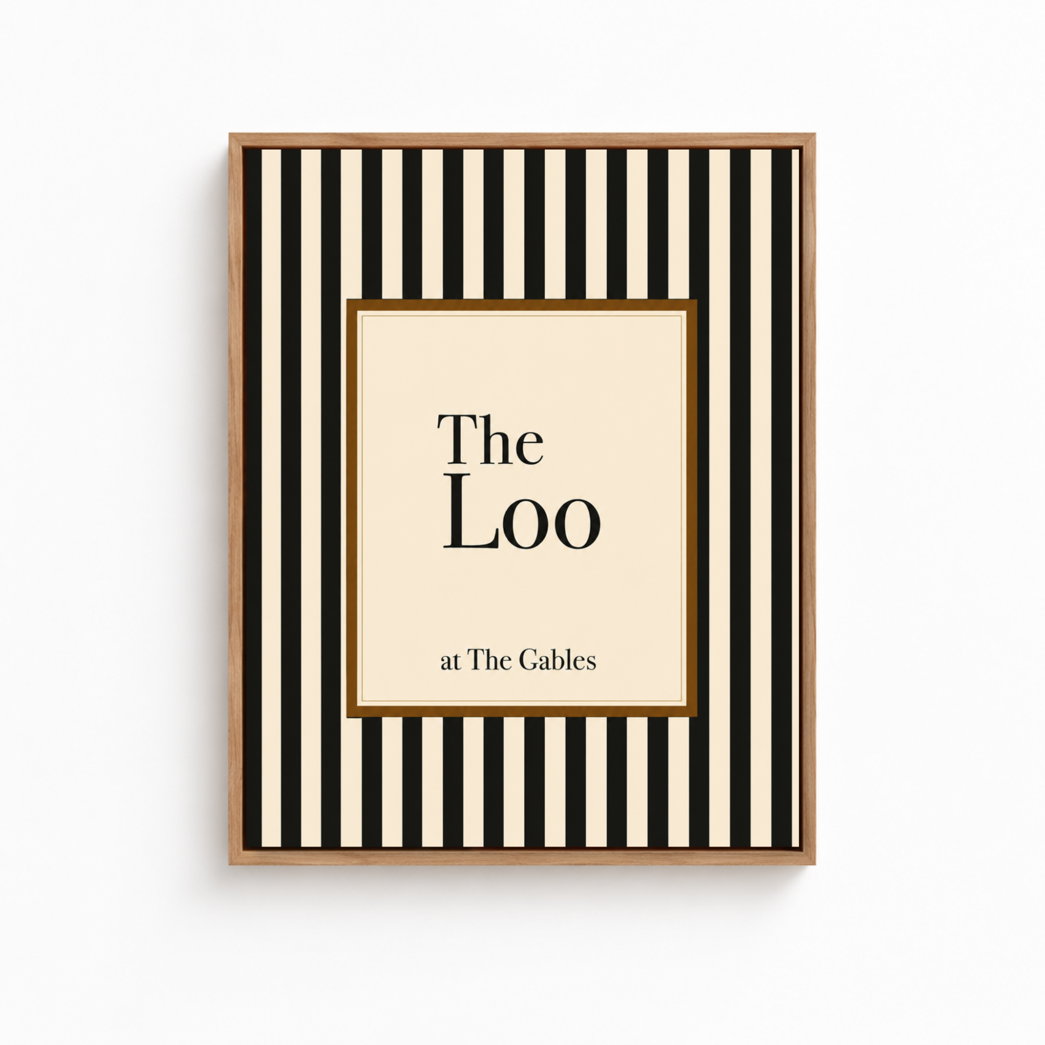 The Loo Canvas Wall Art Aura Canvas
