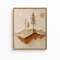 Textured Pine Forest Canvas Wall Art Aura Canvas