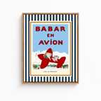 Elephant Airplane Canvas Wall Art Aura Canvas
