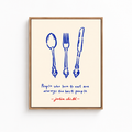 Food Lover Quote Canvas Wall Art Aura Canvas