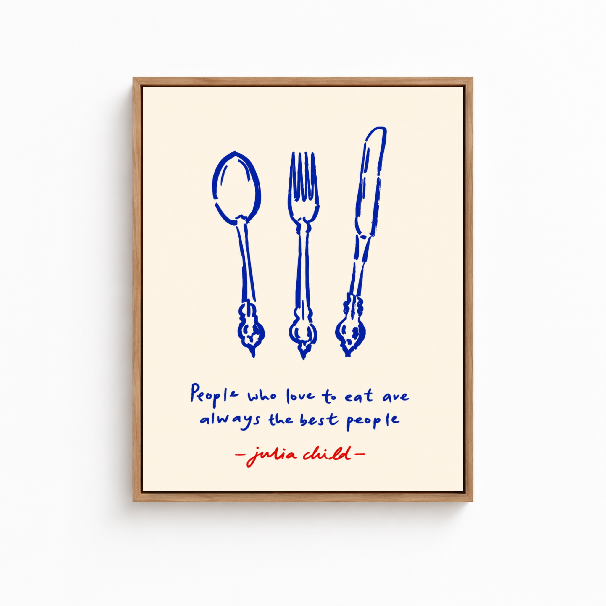 Food Lover Quote Canvas Wall Art Aura Canvas