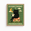 Figureoutable Cat Canvas Wall Art Aura Canvas