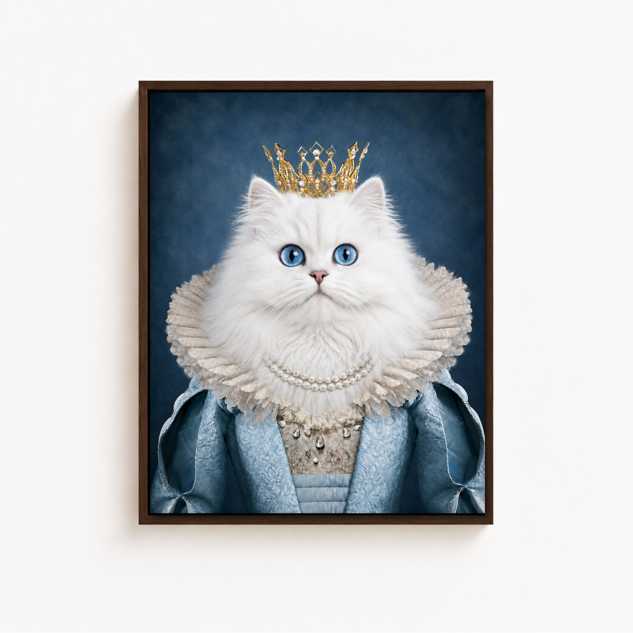 Custom Queen Pet Portrait Canvas Aura Canvas