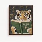 Go Get ’Em Tiger Canvas Wall Art Aura Canvas