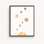 Solar System Canvas Wall Art Aura Canvas