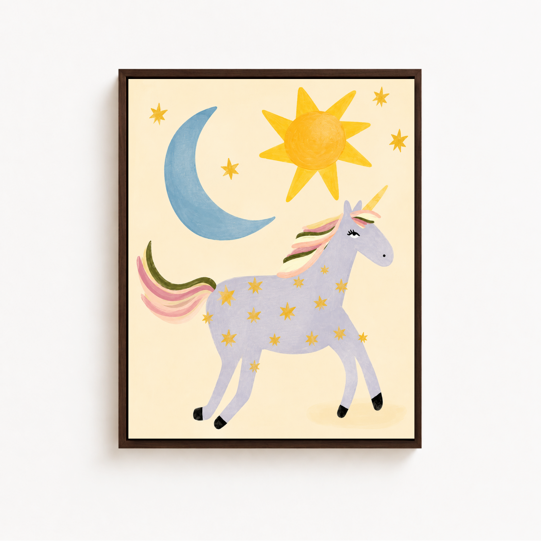 Magical Unicorn Canvas Wall Art Aura Canvas
