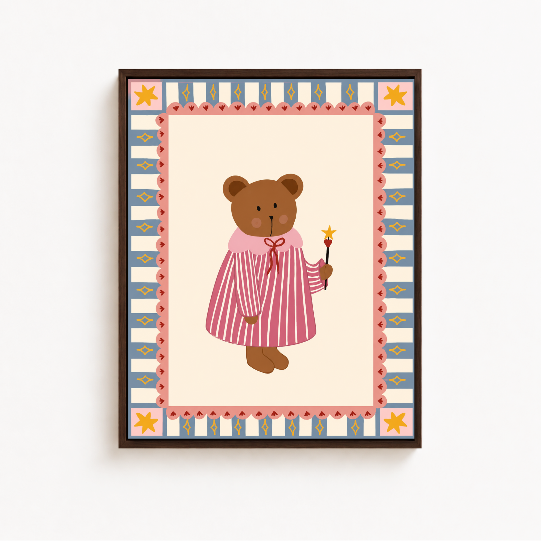 Magic Teddy Bear Canvas Wall Art Aura Canvas