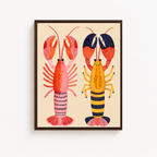 Colorful Lobster Canvas Wall Art Aura Canvas