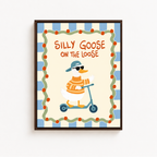 Silly Goose On The Loose Canvas Wall Art Aura Canvas