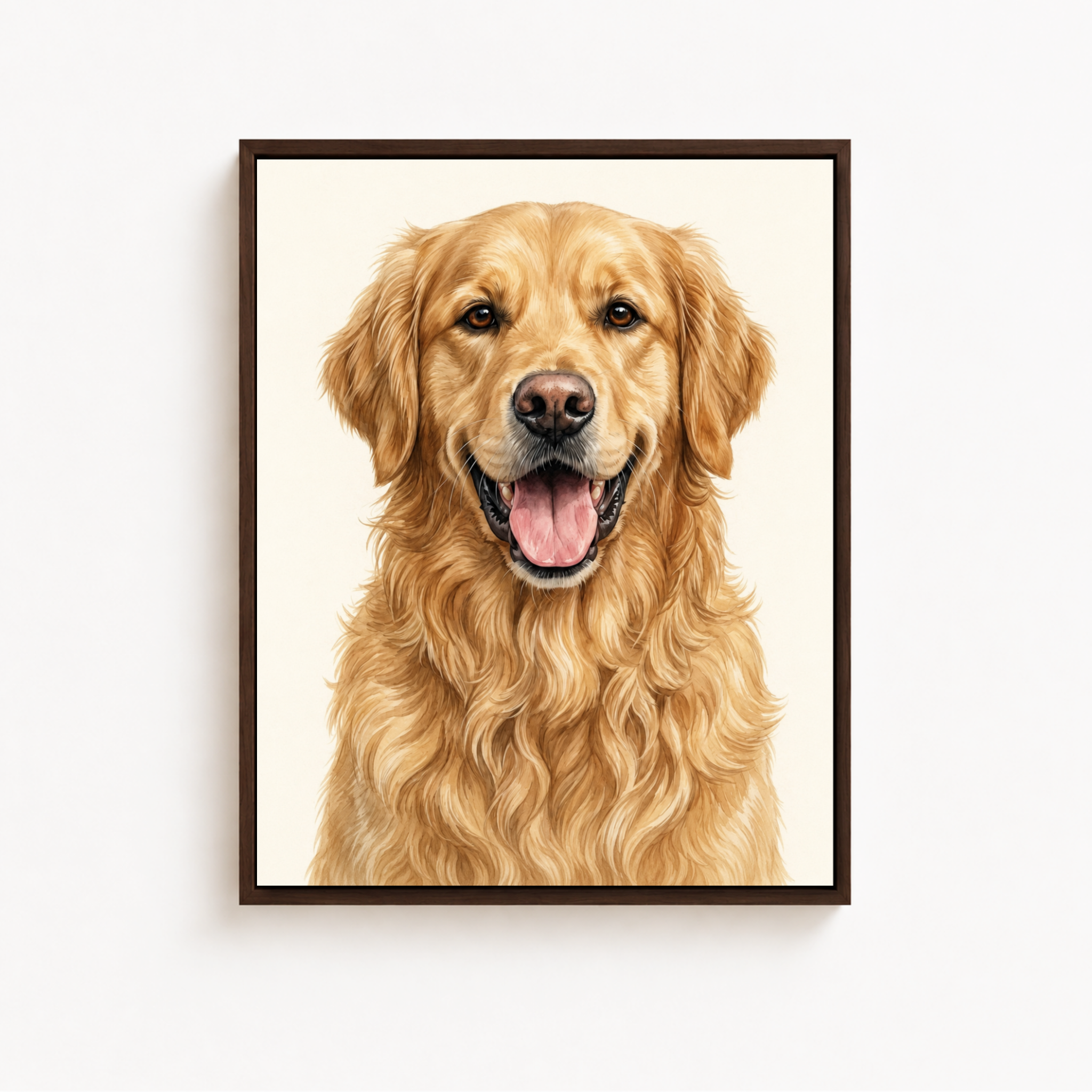 Custom Pet Portrait Canvas Wall Art Aura Canvas