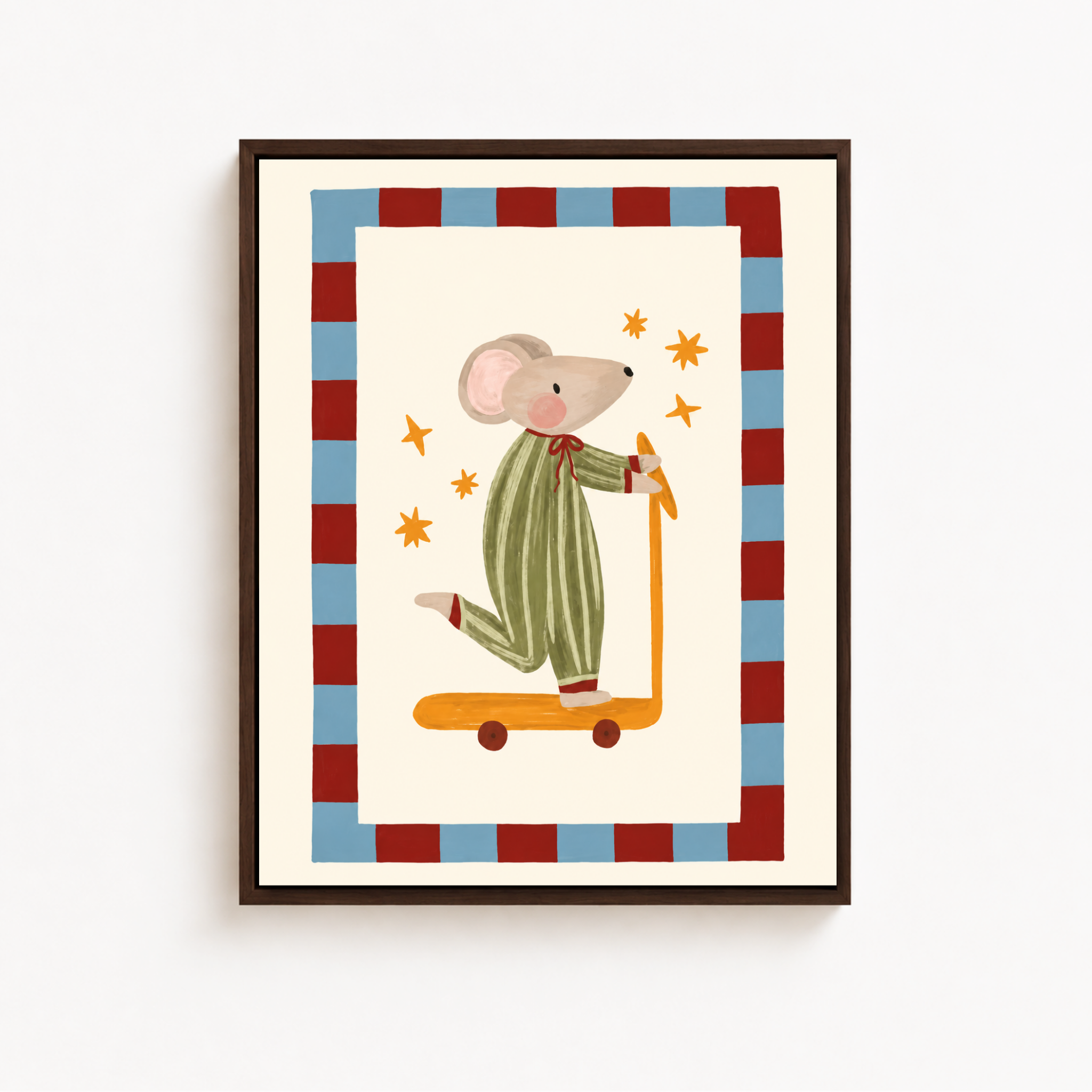 Scooter Mouse Canvas Wall Art Aura Canvas