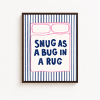 Snug As A Bug Canvas Wall Art Aura Canvas