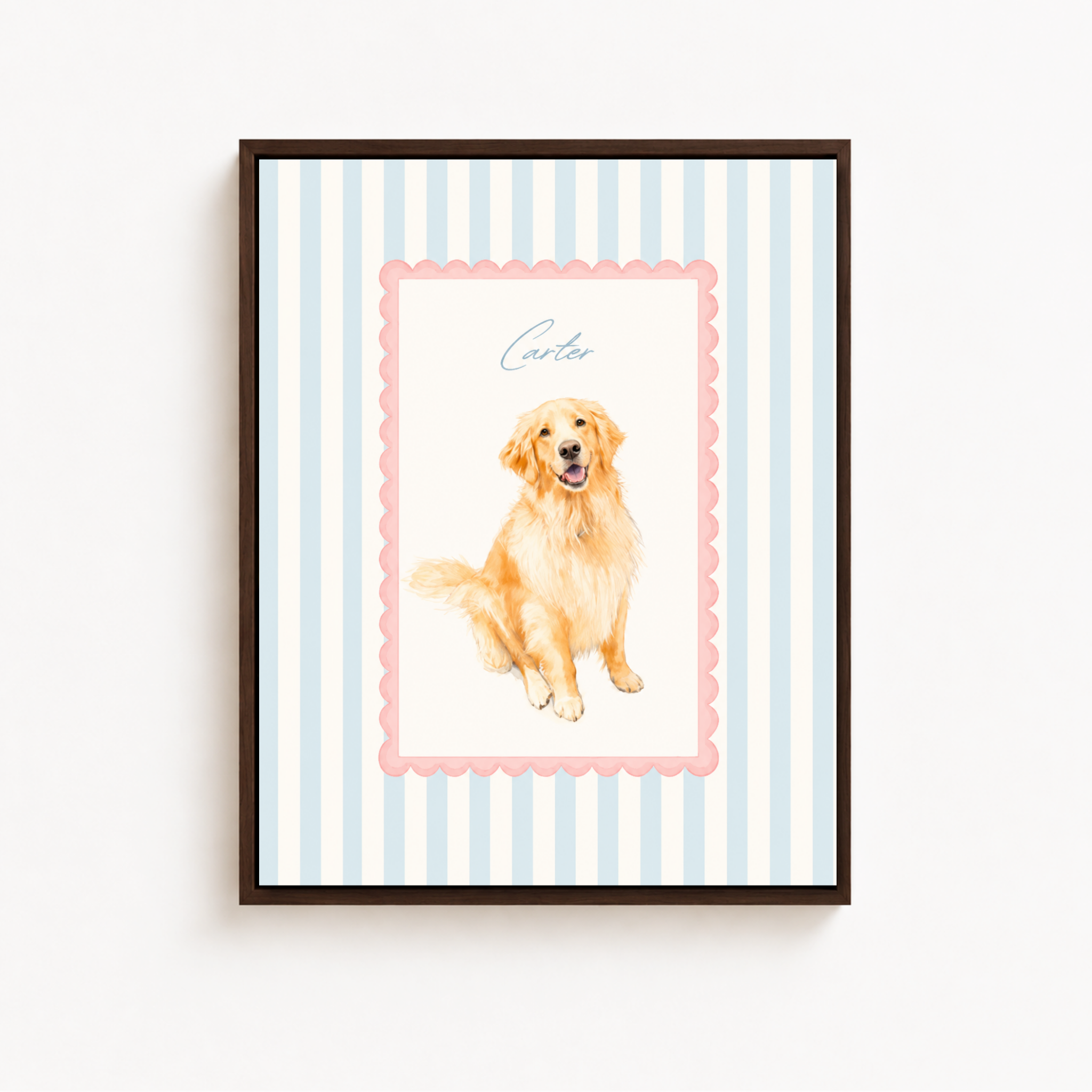Custom Pet Memorial Canvas (Copy) Aura Canvas